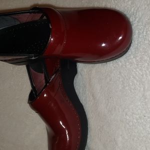 Dansko Red Patent Leather size 5.5-6 US, EU36